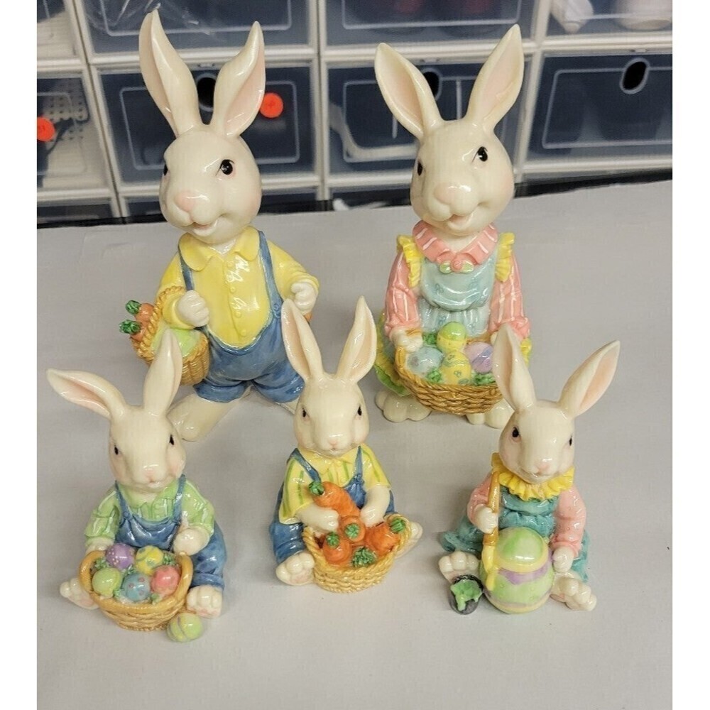 Vintage Easter Rabbit Family - Picture 2 of 9